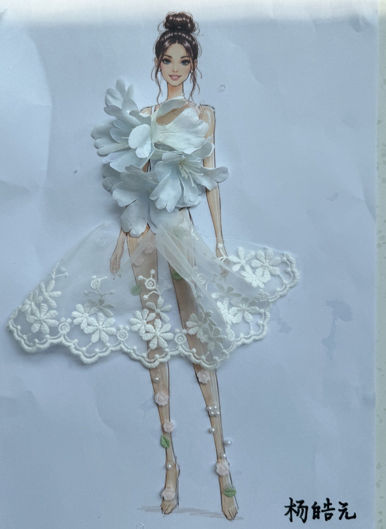 孩子创作的服装设计作品 2