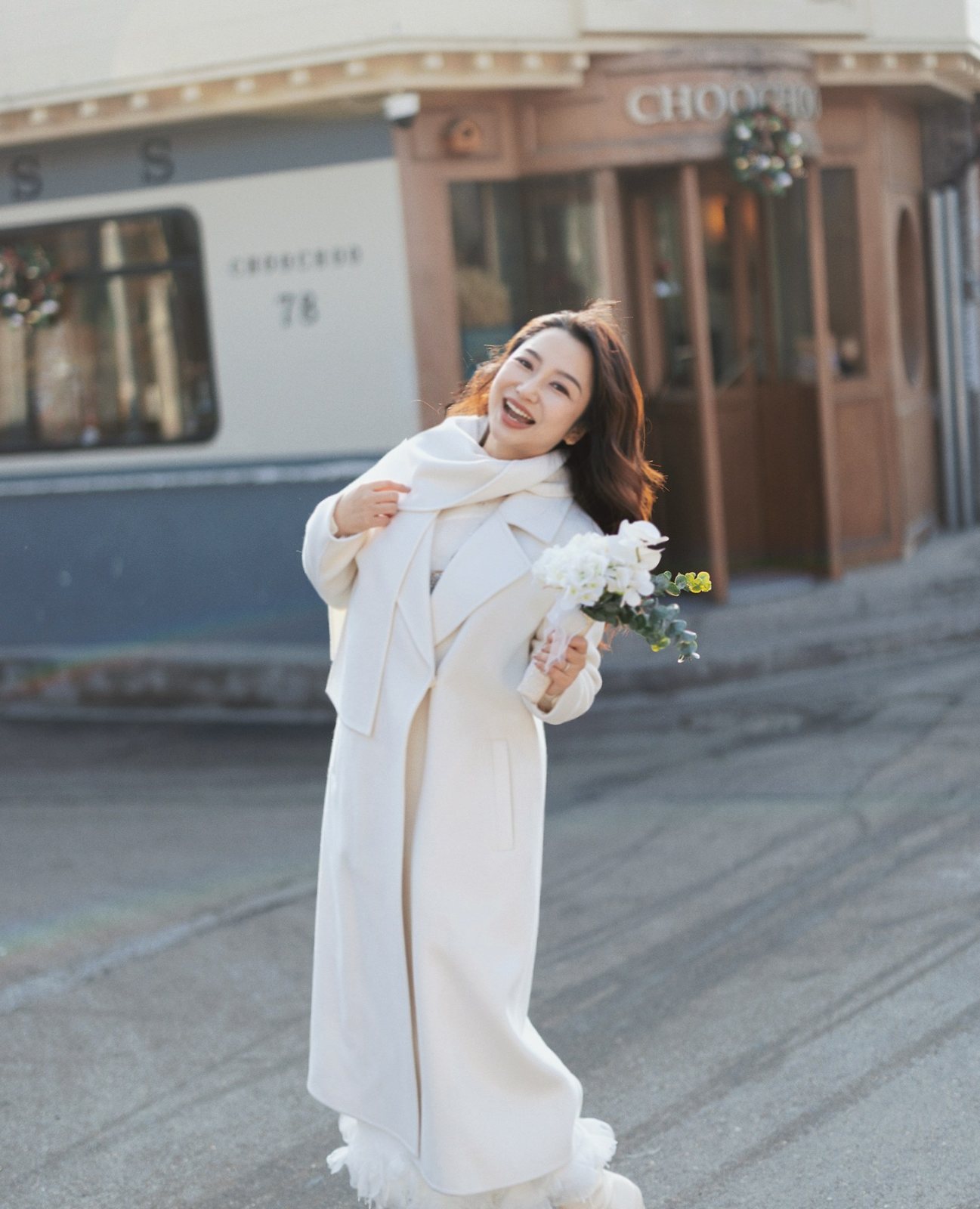 客户实穿 LADIAQUA 女小西高级定制作品 14-02